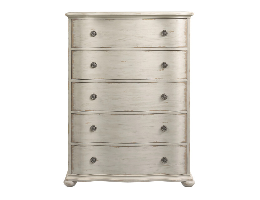 HELENE FIVE DRAWER CHEST - CRÈME Room Scene 2